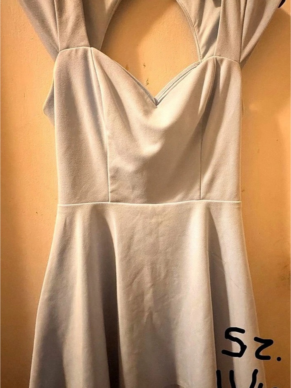 TCEC Mini Dress White Size Large and blue dress sz large both almost new - Picture 1 of 5